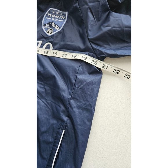 Capelli Sports Basics All Weather Jacket Small Navy Marin FC Embroidered NWT - Picture 4 of 7